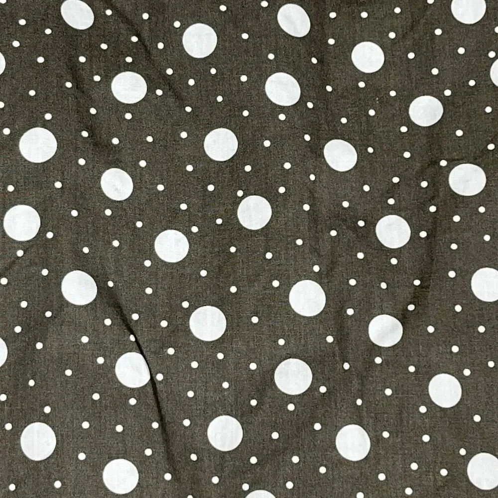 Boden Skirt Brown Size US‎ 4R Brown White Polka Dot Knee Length Pockets Lined